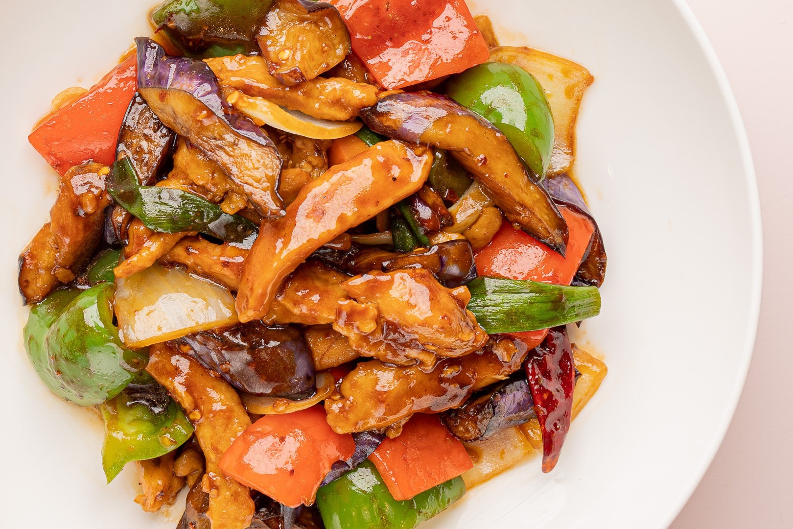 Tso Chinese Delivery Eggplant Chicken